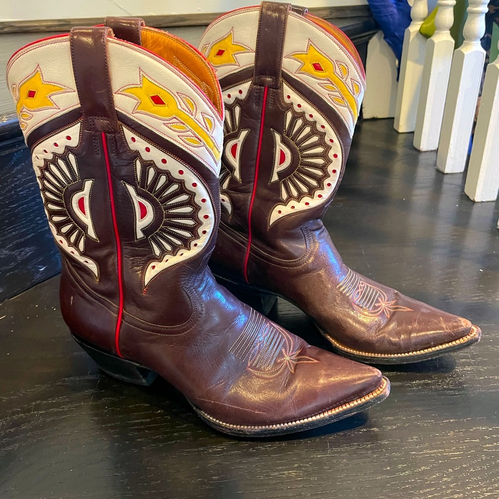 Hand made cow boy boots sz 8.5